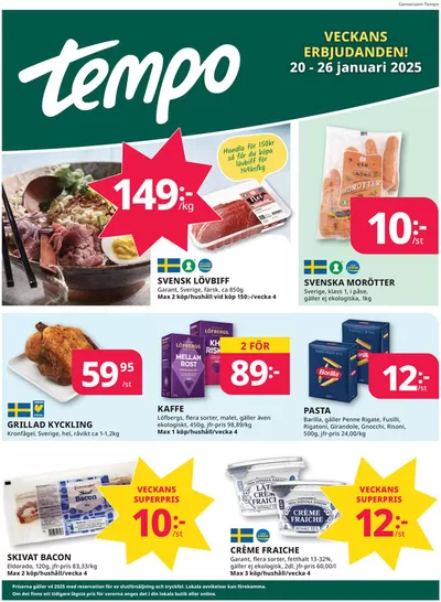 Tempo-katalog i Lidingö | Veckans erbjudanden Tempo | 2025-01-21 - 2025-01-28