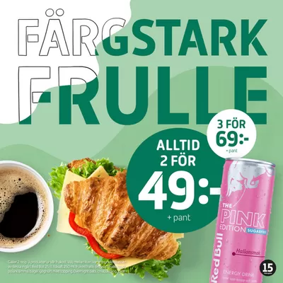 Erbjudanden av Matbutiker i Stockholm | Färgstark frulle! de 7 eleven | 2025-01-21 - 2025-02-03