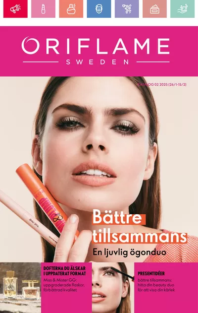 Erbjudanden av Skönhet och Parfym i Örebro | Oriflame reklamblad de Oriflame | 2025-01-26 - 2025-02-09