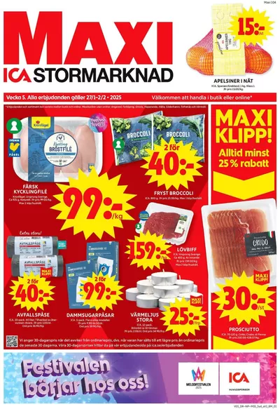 ICA Maxi-katalog i Helsingborg | Top-deals och rabatter | 2025-01-27 - 2025-02-02