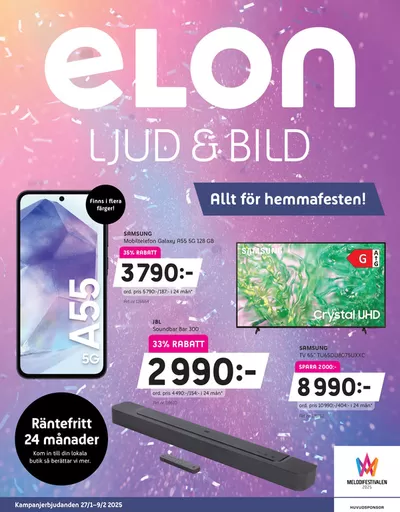 Elon-katalog i Lidingö | Ljud & bild! | 2025-01-27 - 2025-02-09