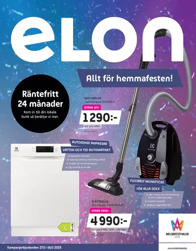 Elon-katalog i Lidingö | Allt för hemmafesten! | 2025-01-27 - 2025-02-16