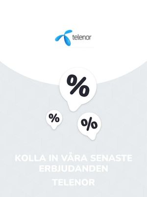 Telenor-katalog i Stockholm | Erbjudanden Telenor | 2023-11-02 - 2024-11-02