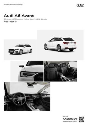 Audi-katalog i Solna | Audi A6 Avant | 2023-11-08 - 2024-11-08