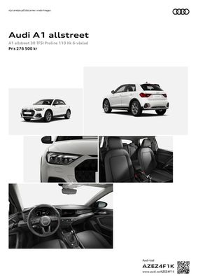 Audi-katalog i Lidingö | Audi A1 allstreet | 2023-11-08 - 2024-11-08