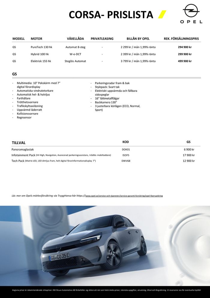 Opel-katalog i Gävle | Opel Corsa | 2024-02-02 - 2025-02-02
