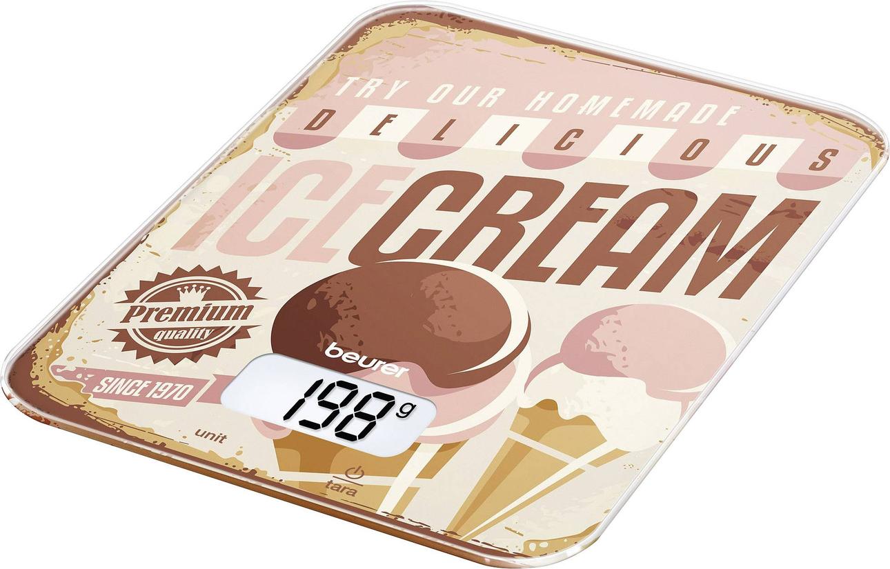 Beurer KS 19 Ice-Cream Köksvåg   Ljusbrun, Gammelrosa för 159 kr på Conrad