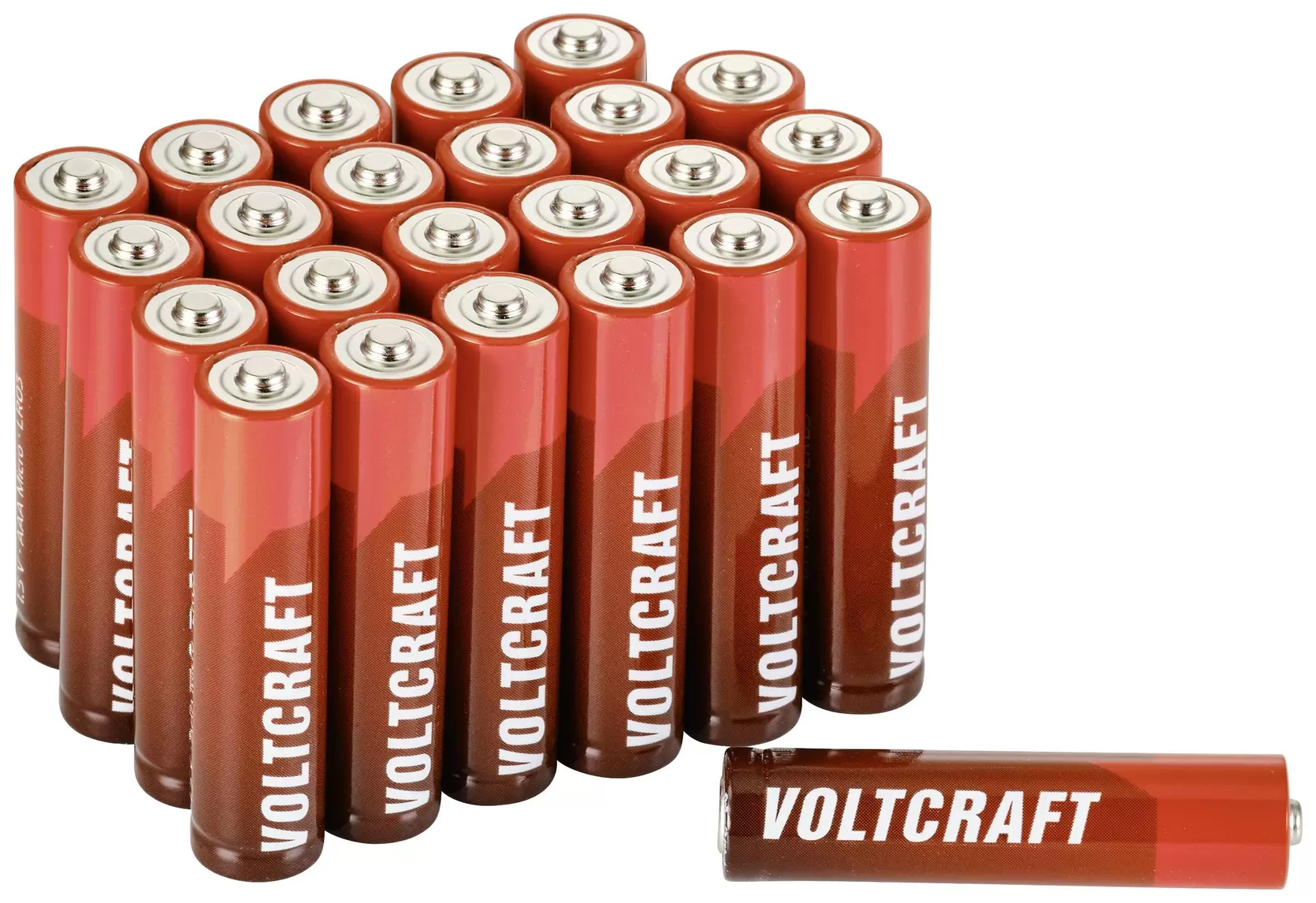 VOLTCRAFT Batteri AAA (R03) Industrial LR03 Alkaliskt 1350 mAh 1.5 V 24 st för 75 kr på Conrad