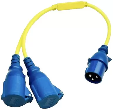 Victron Energy SHP307700240 CEE Stecker auf 2 x CEE Kupplung Adapterkabel för 1290 kr på Conrad