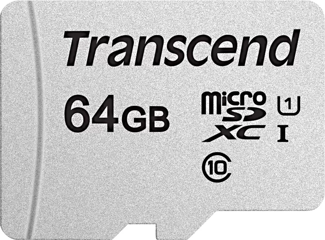 Transcend Premium 300S microSDXC-Kort 64 GB Class 10, UHS-I, UHS-Class 1 för 95 kr på Conrad