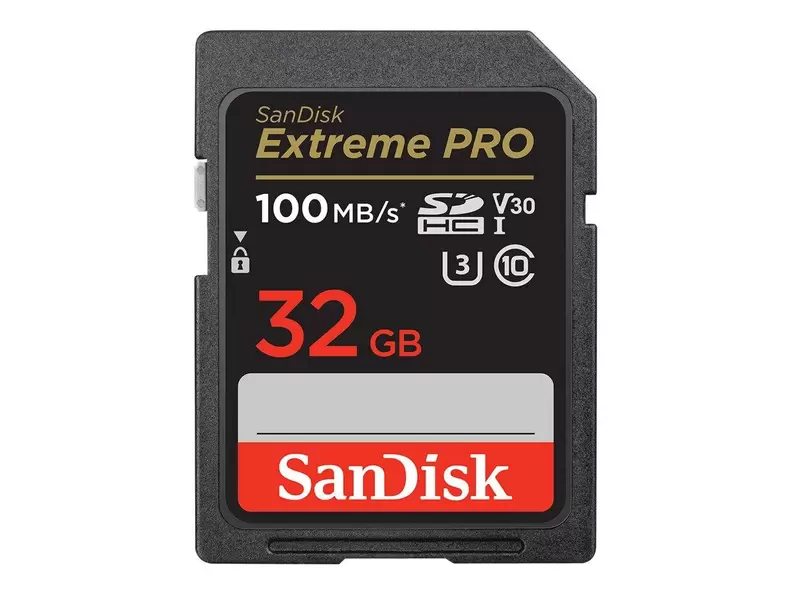 SanDisk Extreme PRO SDHC-Kort  32 GB Class 10 UHS-I stötsäker, Vattentät för 159 kr på Conrad