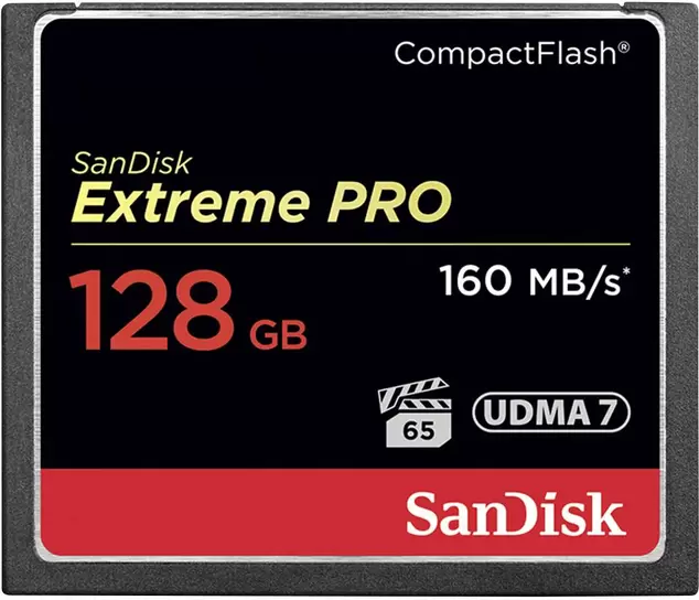 SanDisk Extreme Pro® CF-kort 128 GB för 1490 kr på Conrad