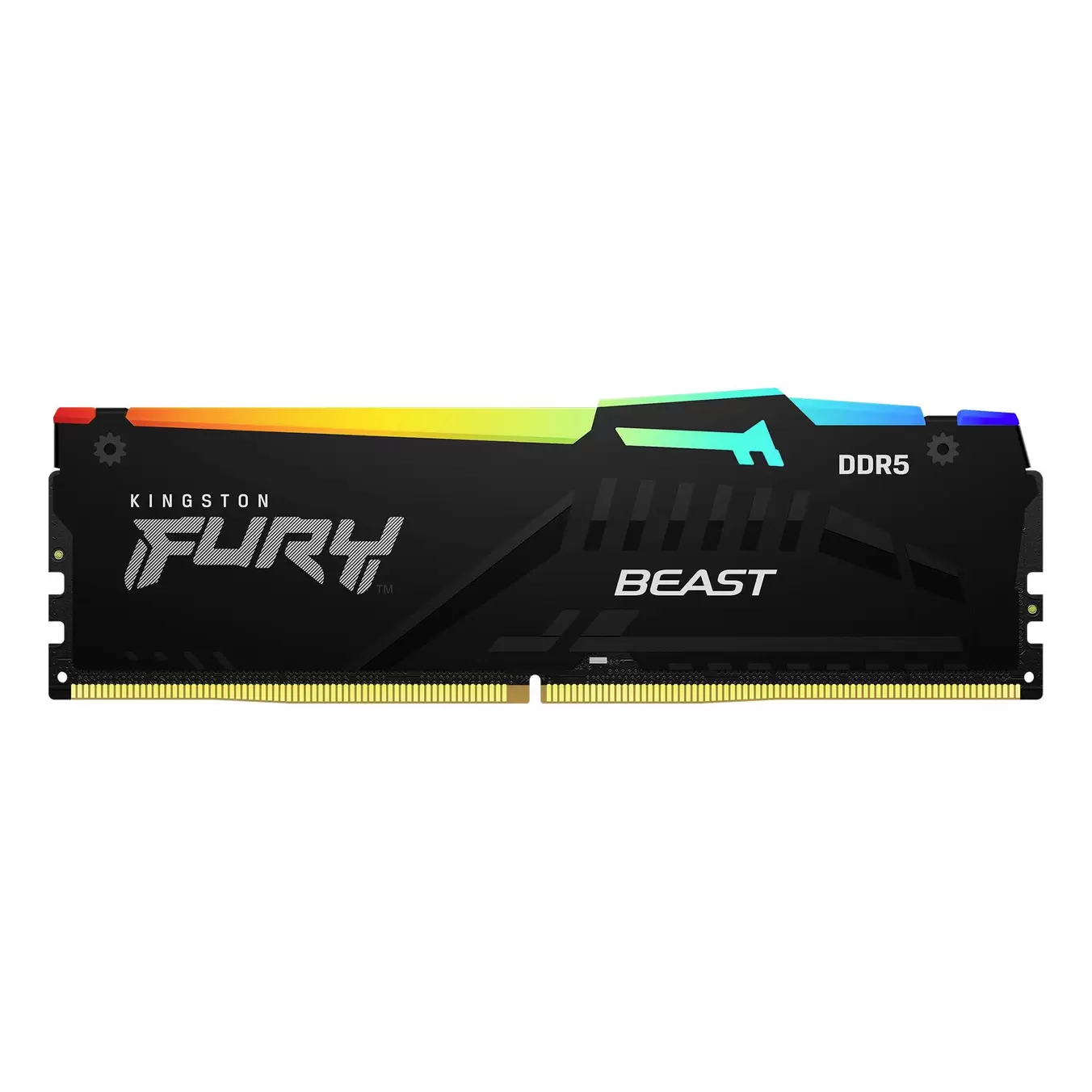 Kingston Beast RGB Internminne Desktop Modul   DDR5 32 GB 1 x 32 GB  6000 MHz 288-polig DIMM  KF560C40BBA-32 för 1690 kr på Conrad