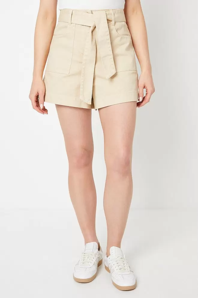 Paperbag Denim Shorts för 8 kr på Oasis