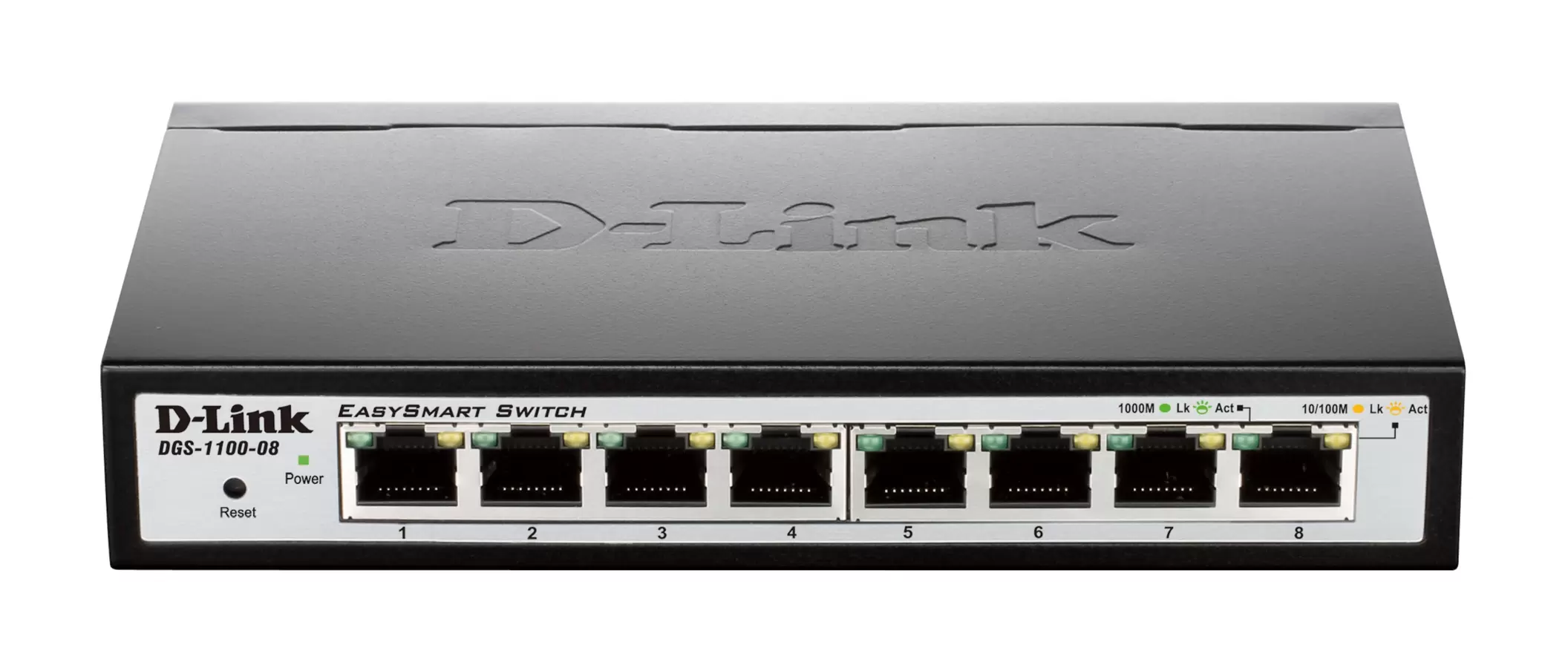 DGS-1100-08 Managerbar gigabitswitch 8 portar för 599 kr på Kjell & Company