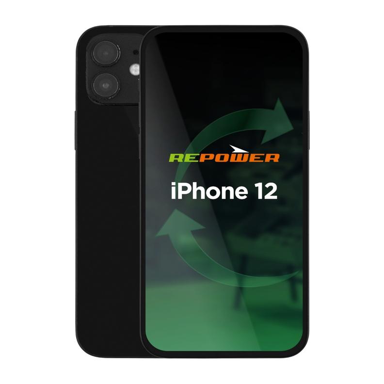 RePOWER iPhone 12 128 GB, svart Grade B för 6499 kr på Power