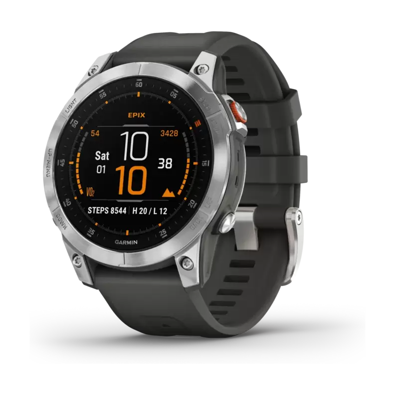Garmin Epix (Gen 2) smartwatch stål/grå 47 mm för 5299 kr på Power