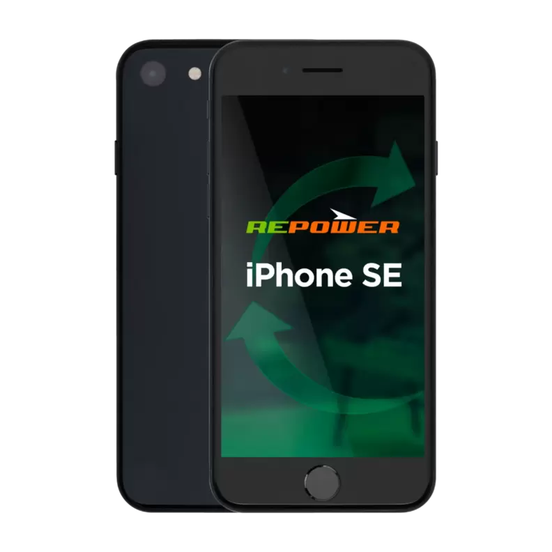 RePOWER iPhone SE (3rd Gen) 64 GB, Midnatt för 3990 kr på Power