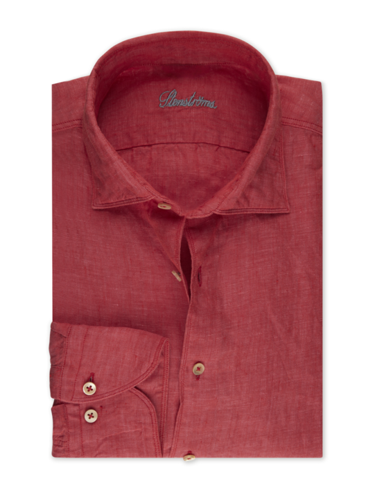 Red Linen Shirt för 1699 kr på Stenströms
