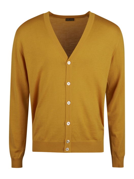Yellow Merino Wool Cardigan för 2199 kr på Stenströms