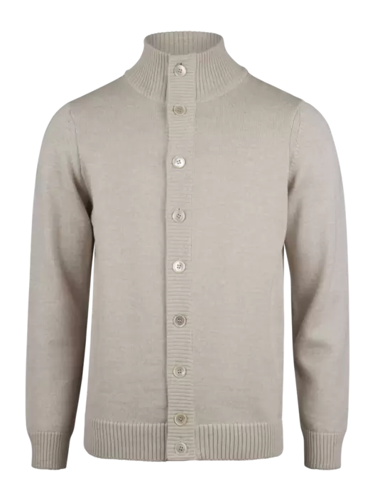 Light Beige Merino Wool Cardigan för 3699 kr på Stenströms