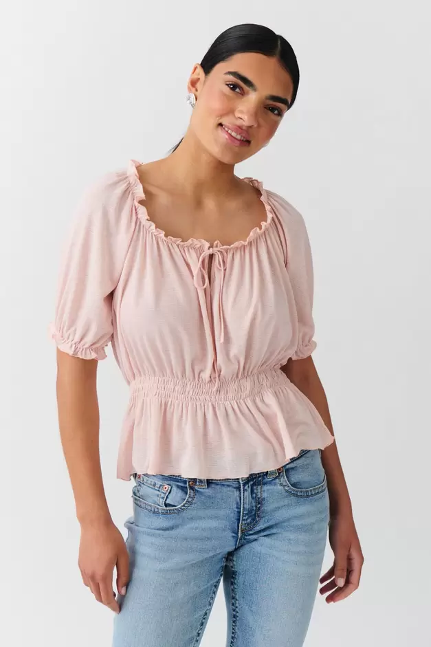 Puff sleeve top för 90 kr på Gina Tricot