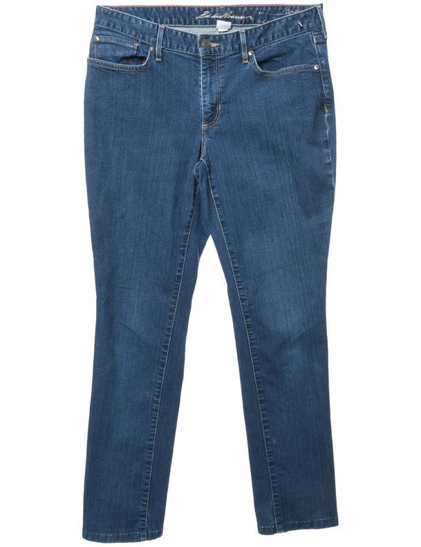 Dark Wash Eddie Bauer Straight Fit Jeans - W40 L32 för 167 kr på Beyond Retro