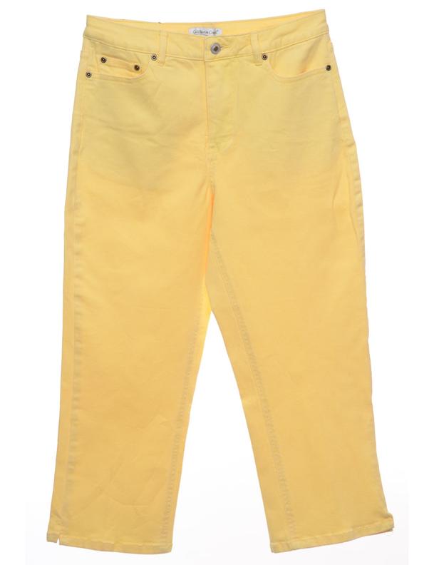 Cropped High Waist Tapered Jeans - W30 L22 för 196 kr på Beyond Retro