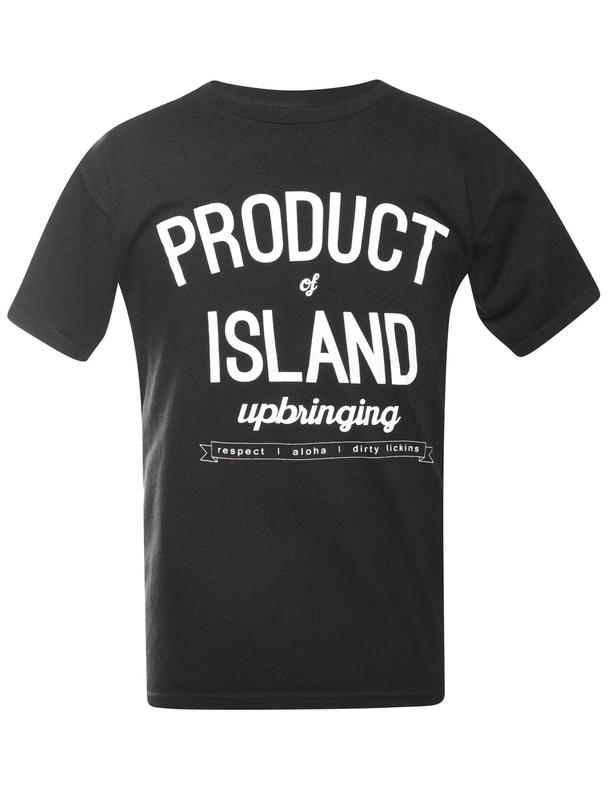 Product Of Island Printed T-shirt - M för 59 kr på Beyond Retro