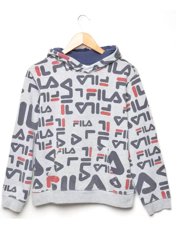 Fila Printed Hoodie - M för 180 kr på Beyond Retro