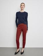 Elegant cloth trousers in a slim fit with vertical pintucks för 69,99 kr på Gerry Weber