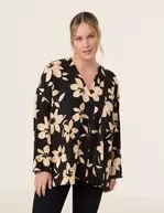 Casual blouse with a floral print för 69,99 kr på Gerry Weber