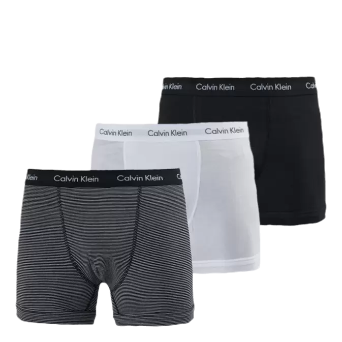 Cotton Stretch Trunk 3Pk White för 379 kr på Stayhard