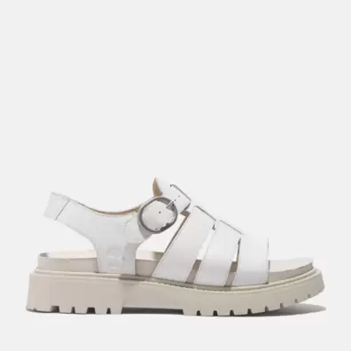 Clairemont Way Fisherman Sandal for Women in White för 719,4 kr på Timberland