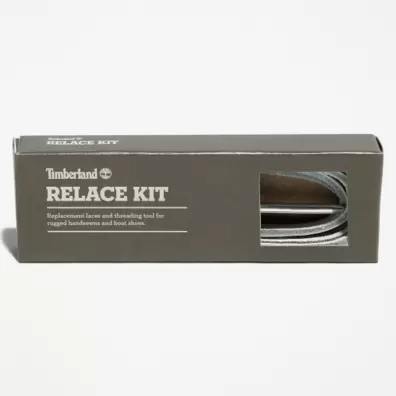 114cm/45" Boat Shoe Relace Kit in Silver för 59,4 kr på Timberland