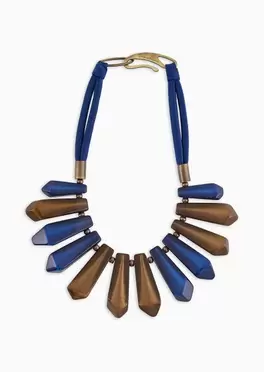 Choker necklace with geometric components för 22500 kr på Armani