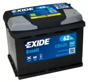 Exide Excell EB620 62 Ah för 1388 kr på Mekonomen