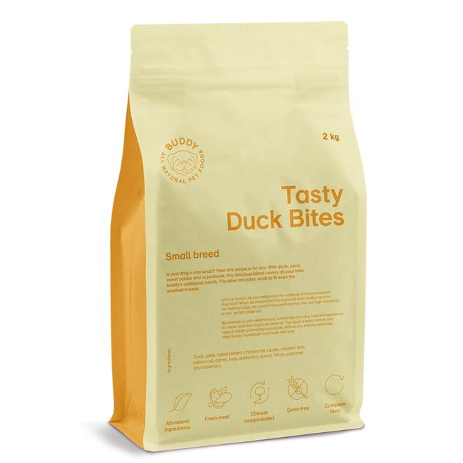 Hundfoder 2 kg Tasty Duck Bites BUDDY för 299 kr på Hööks