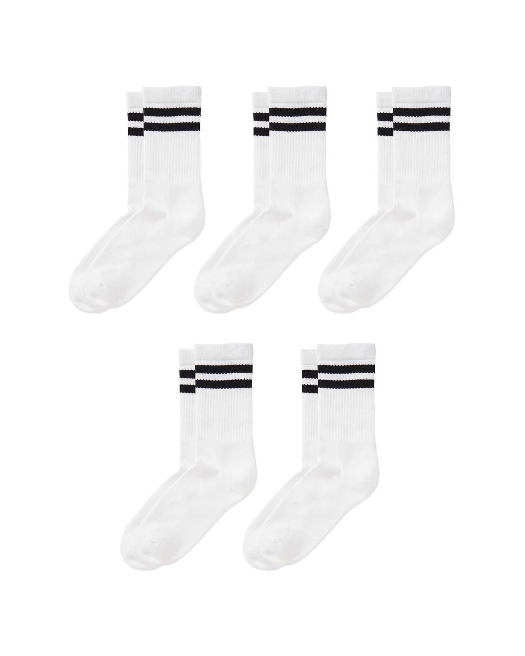 5-pack Eco Sport Socks stripe för 180 kr på Newbody