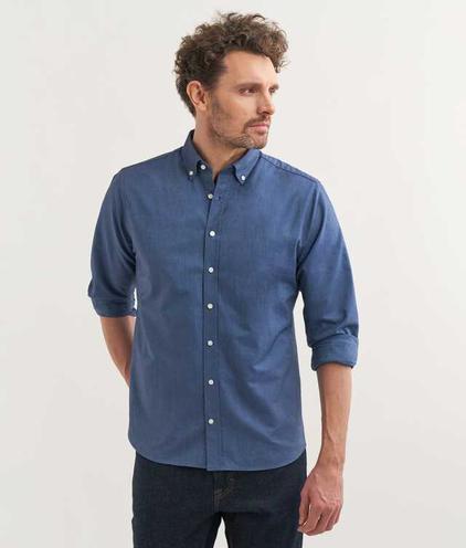 Boston Oxford Denimblå Skjorta för 1099 kr på The Shirt Factory