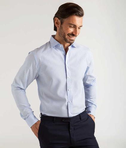 Sydney Stripe Ljusblå Skjorta för 1349 kr på The Shirt Factory