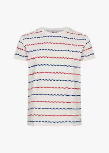 T-shirt Käringön Stripe Offwhite för 479,2 kr på Emma och Malena