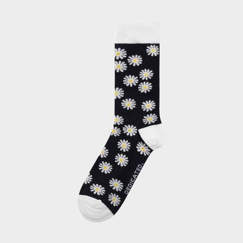 Socks Sigtuna Flowers Black för 69,3 kr på TSHIRT STORE