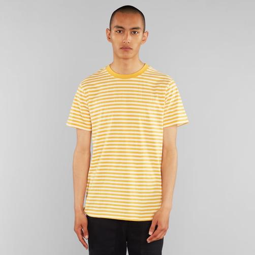 T-shirt Stockholm Stripes Yellow/Off-White för 279,3 kr på TSHIRT STORE