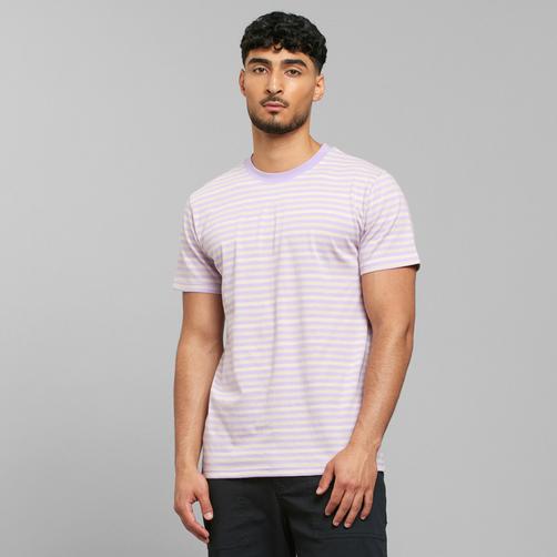 T-shirt Stockholm Stripes Rose Purple/Vanilla White för 279,3 kr på TSHIRT STORE