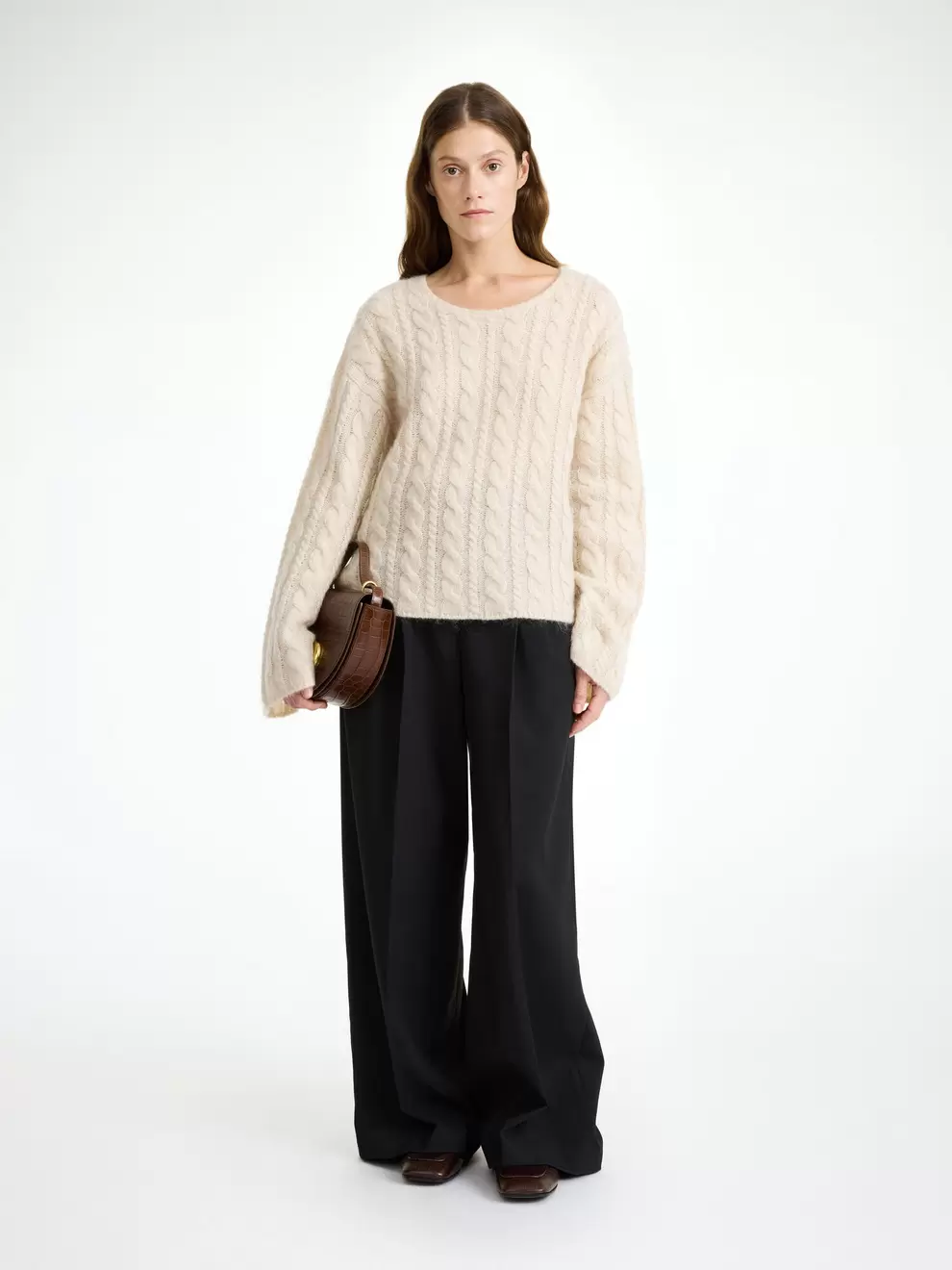 Cierra cable-knit sweater för 3000 kr på By Malene Birger