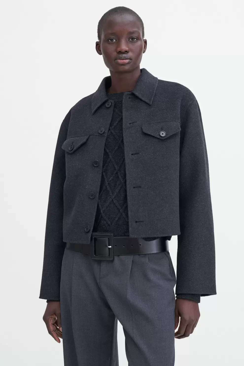 Short Wool Cashmere Jacket för 5900 kr på Filippa K