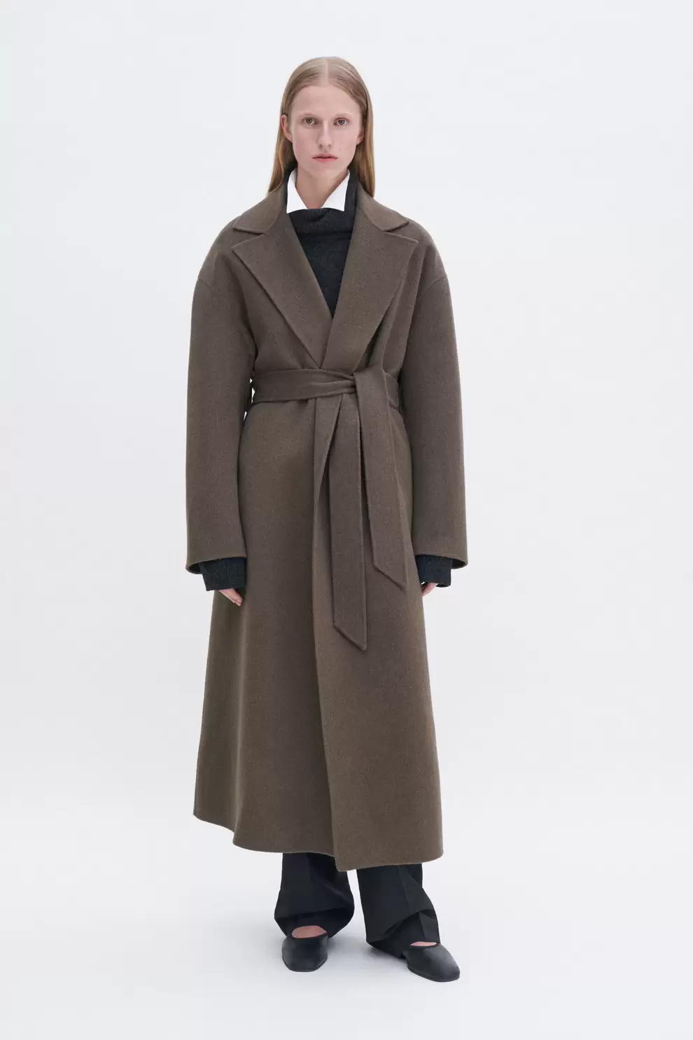 Belted Double Face Wool Coat för 9400 kr på Filippa K