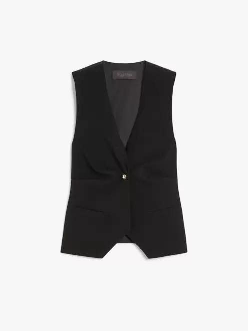 Cady and silk waistcoat för 7990 kr på Max Mara