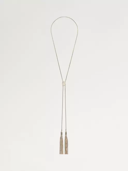 Tie necklace with tassels för 2490 kr på Max Mara